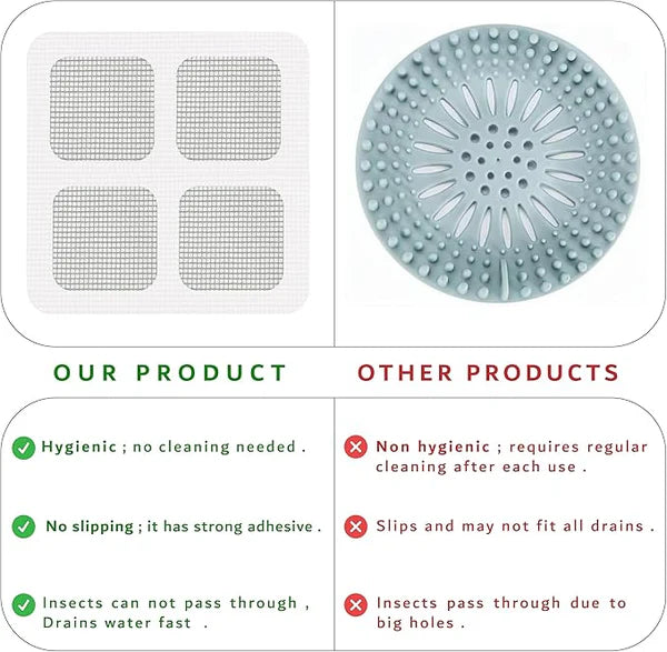 10 pcs disposable shower drain cover
