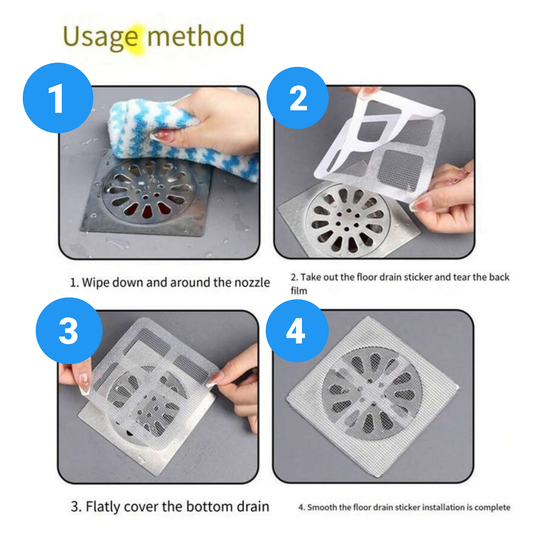 10 pcs disposable shower drain cover
