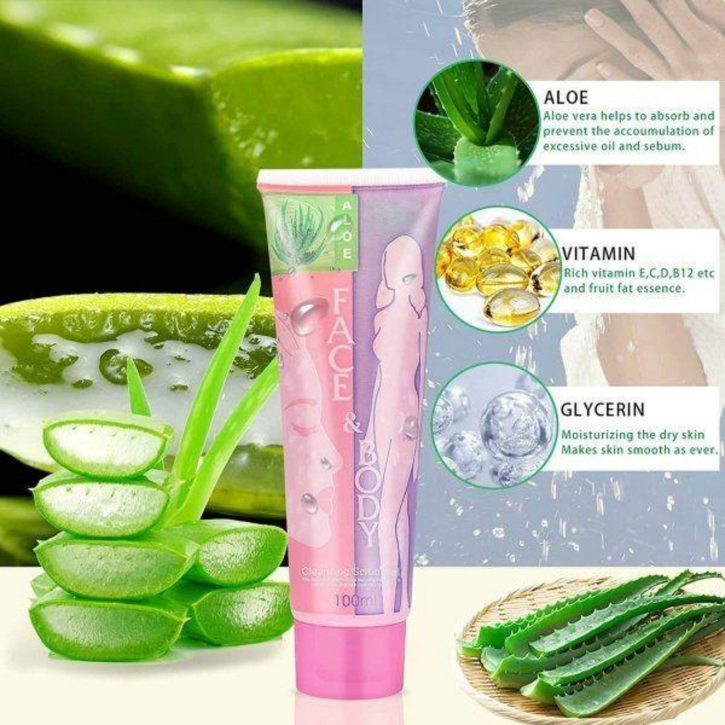 Face & Body Scrub Gel