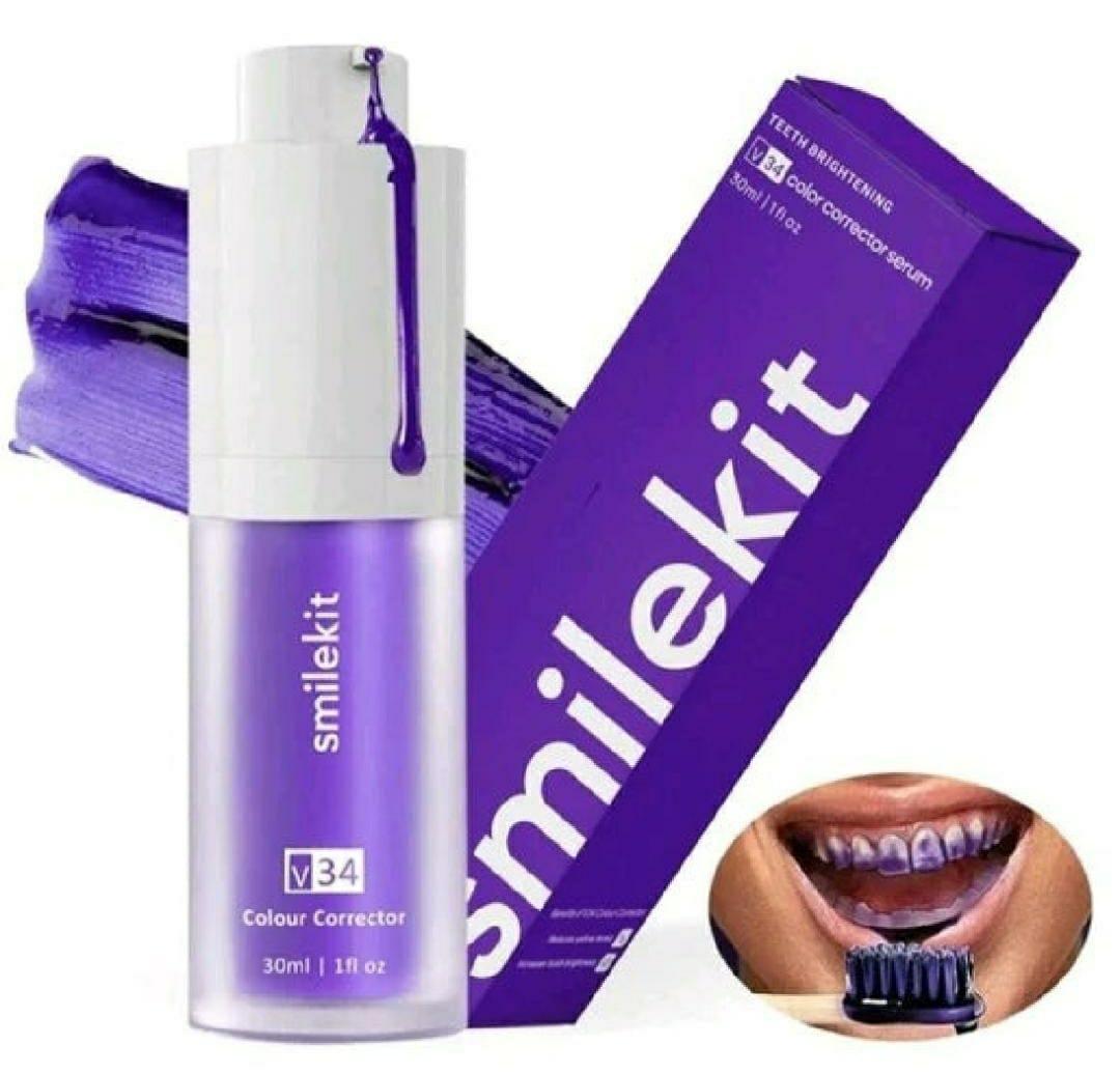 V34 Purple Teeth Whitening Foam – 30ml