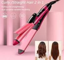 2 In 1 Nova Hair Straightener And Hair Curler Quick