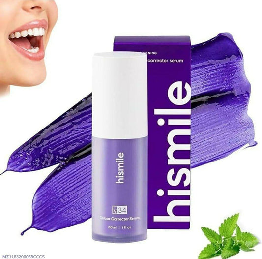 V34 Purple Teeth Whitening Foam – 30ml