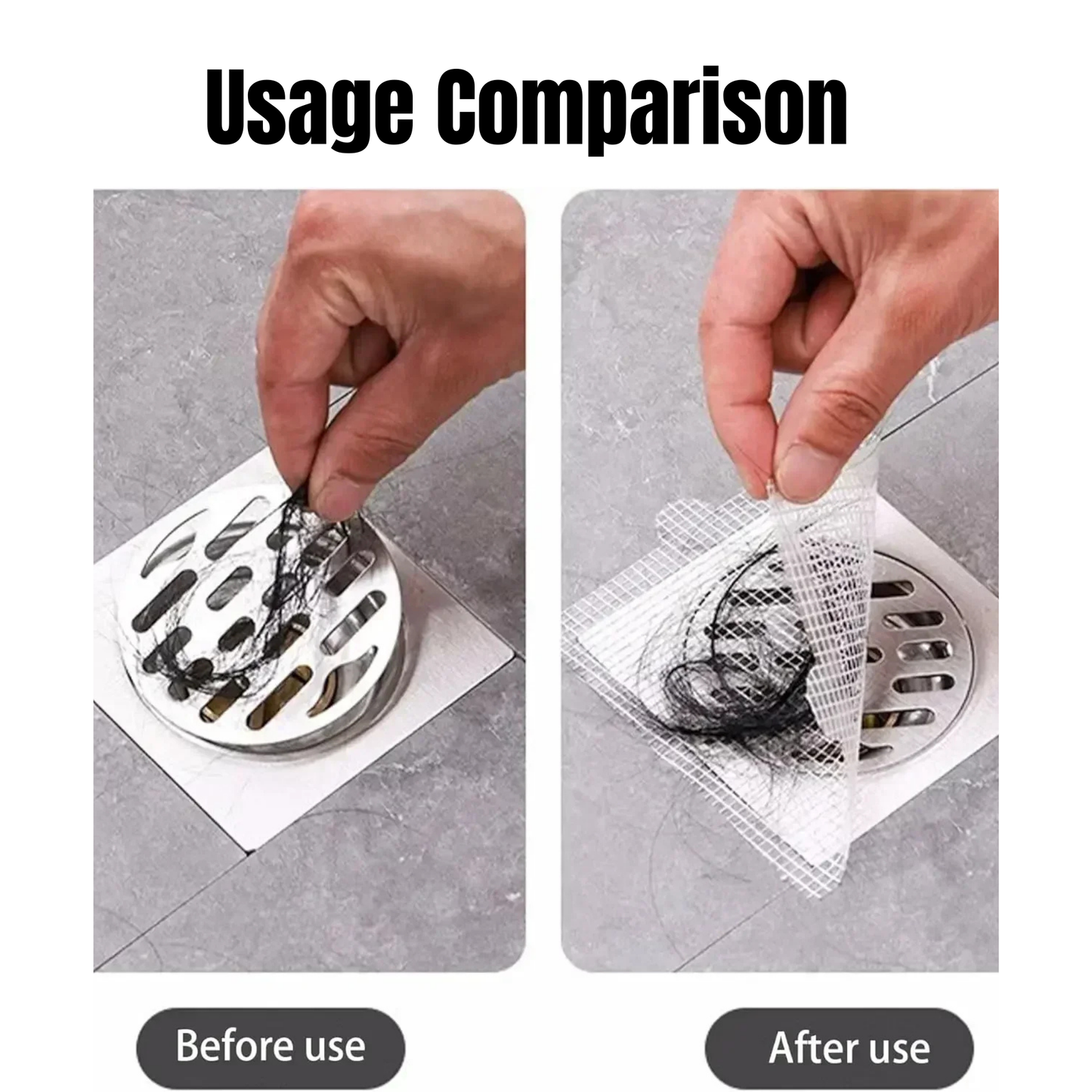 10 pcs disposable shower drain cover