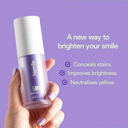 V34 Purple Teeth Whitening Foam – 30ml