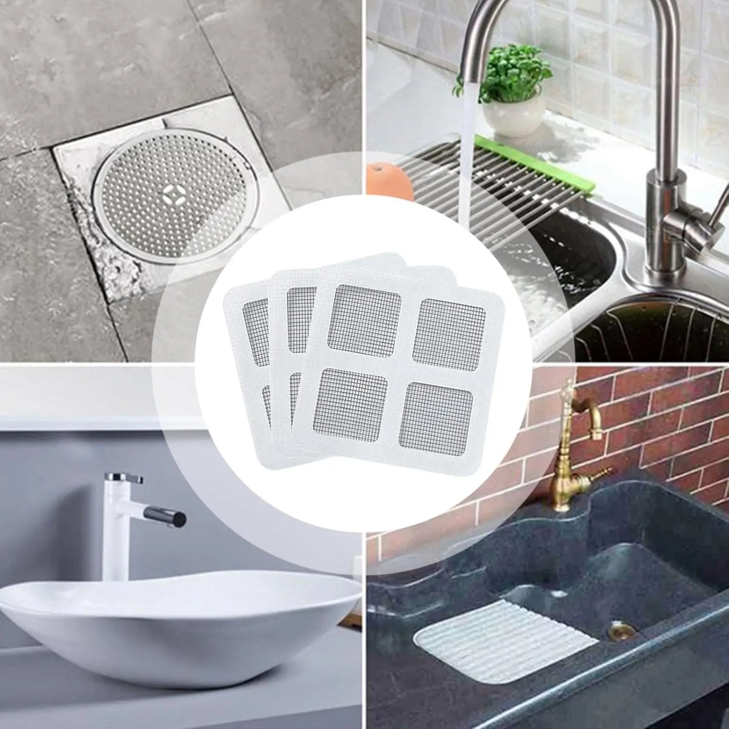 10 pcs disposable shower drain cover