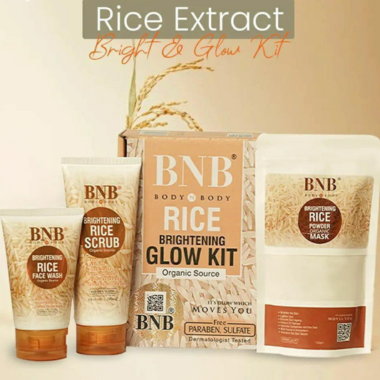 Glowing rice facial kit