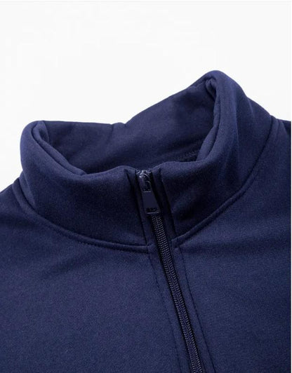 2 Pcs Men's Fleece Plain Zipper Track Suit